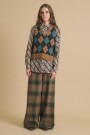 CHALECO TEJIDO Camel