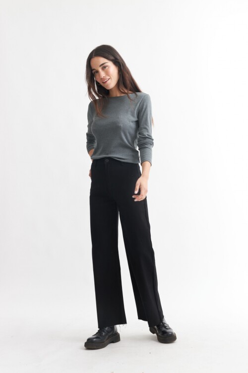 Jean Wide Leg NEGRO