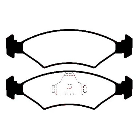 PASTILLAS DE FRENO FORD ESCORT 1.3/1.6 FIESTA 08 (23027) DURBLOC PASTILLAS DE FRENO FORD ESCORT 1.3/1.6 FIESTA 08 (23027) DURBLOC