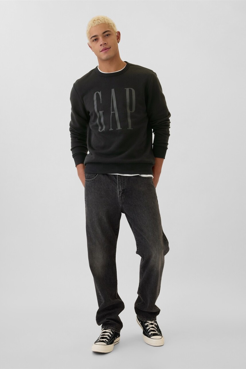 Buzo Deportivo Logo Gap Hombre Black 1