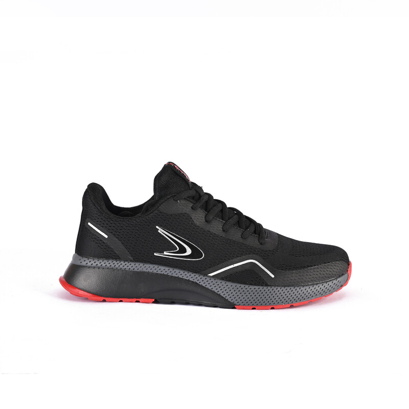 Calzado Deportivo Hombre Le Groupe Black Grey Red