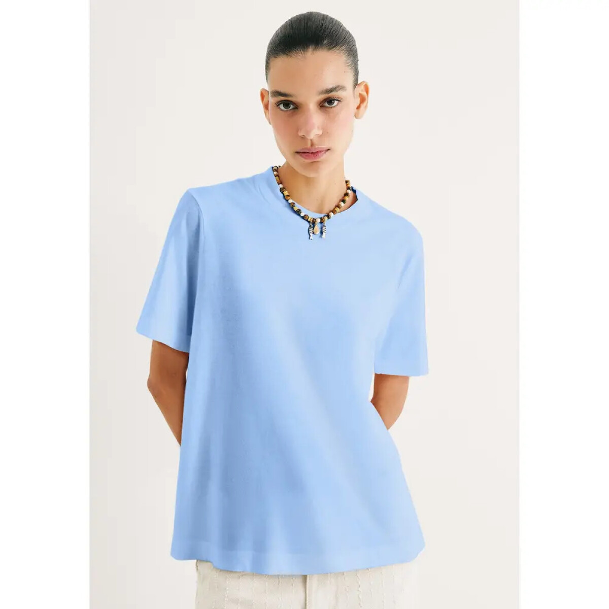 BLUSA MM FEM - AZUL CLARO 