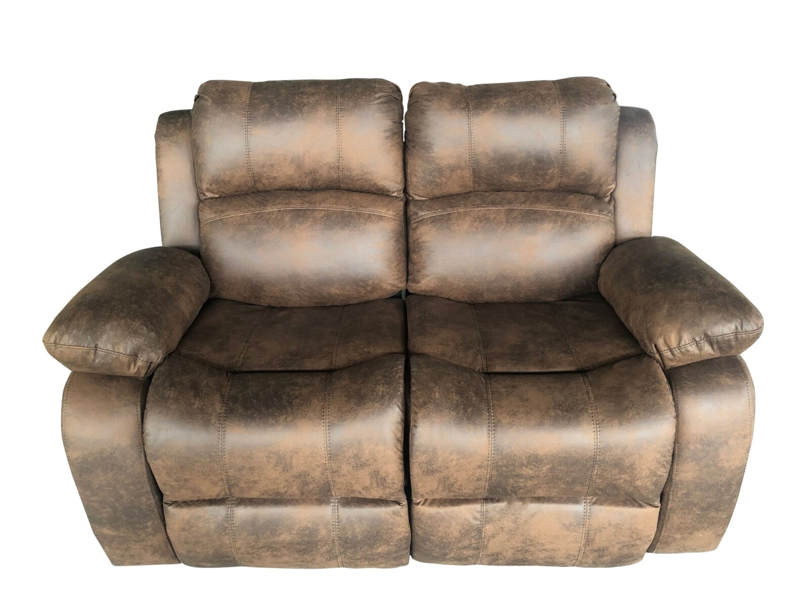 RECLINER SOFA L6611 2 CUERPOS MARRON 