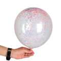 Globos Transparentes con Pelotitas Multicolor Pack x50 Globos Transparentes con Pelotitas Multicolor Pack x50