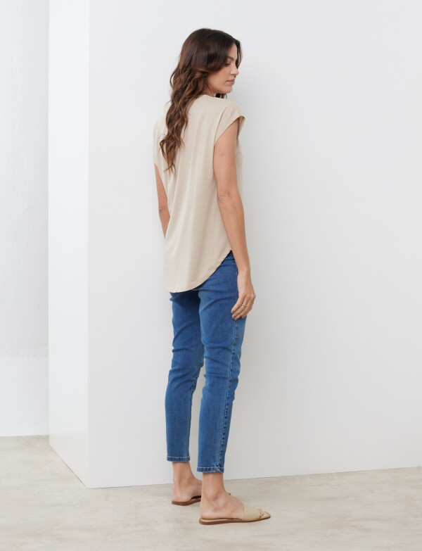 Remera Modal BEIGE