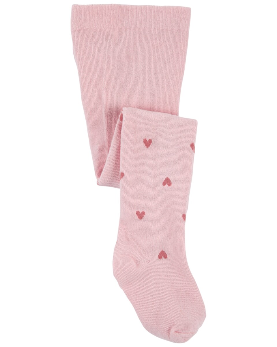 Medias cancán de algodón, diseño corazones 