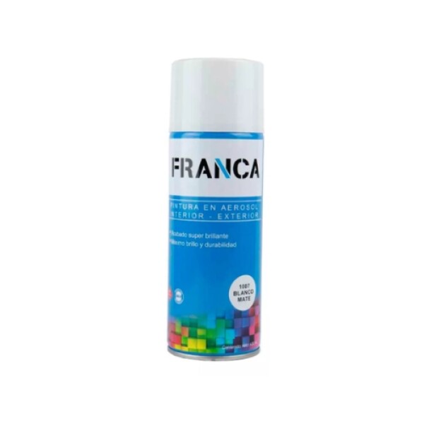 Pintura Aerosol Franca Blanco Mate 400ml Pintura Aerosol Franca Blanco Mate 400ml