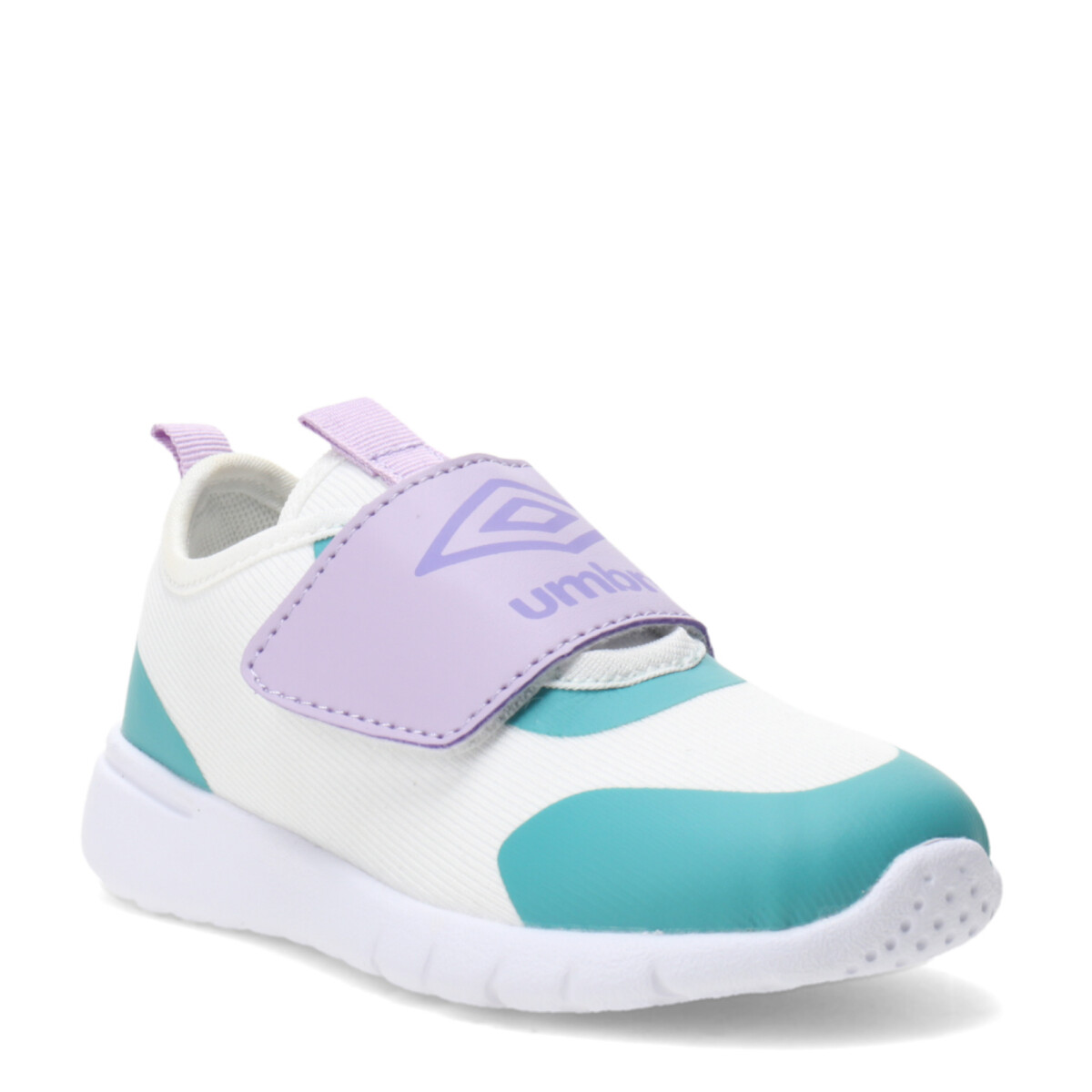 Championes de Niños Umbro Pump Infantil - Blanco - Verde - Violeta 