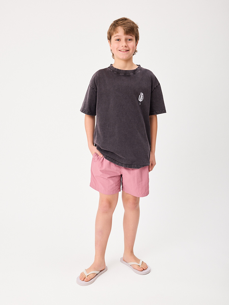 T-SHIRT M/C PALITO TEEN DIXIE Negro