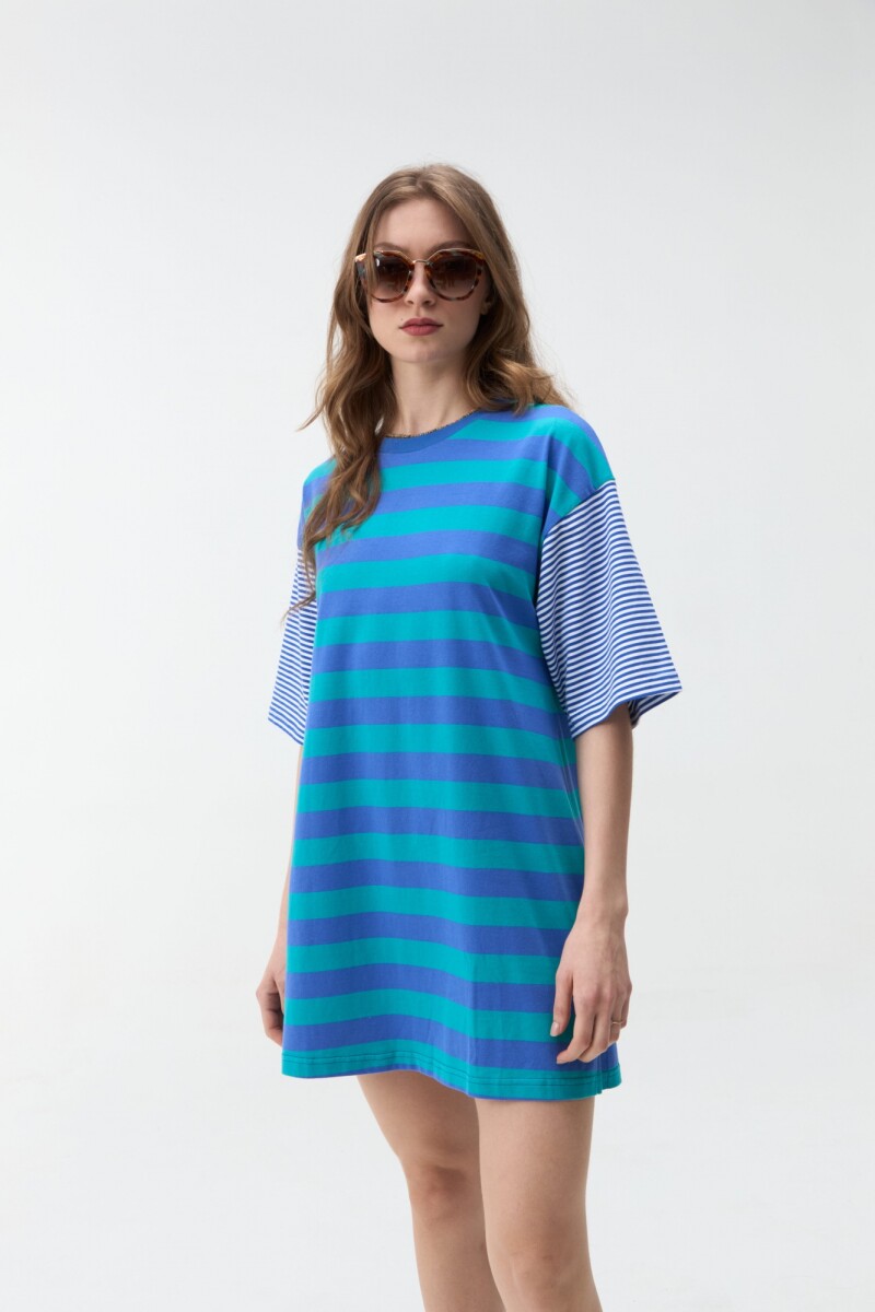REMERA GRETA - Azul 