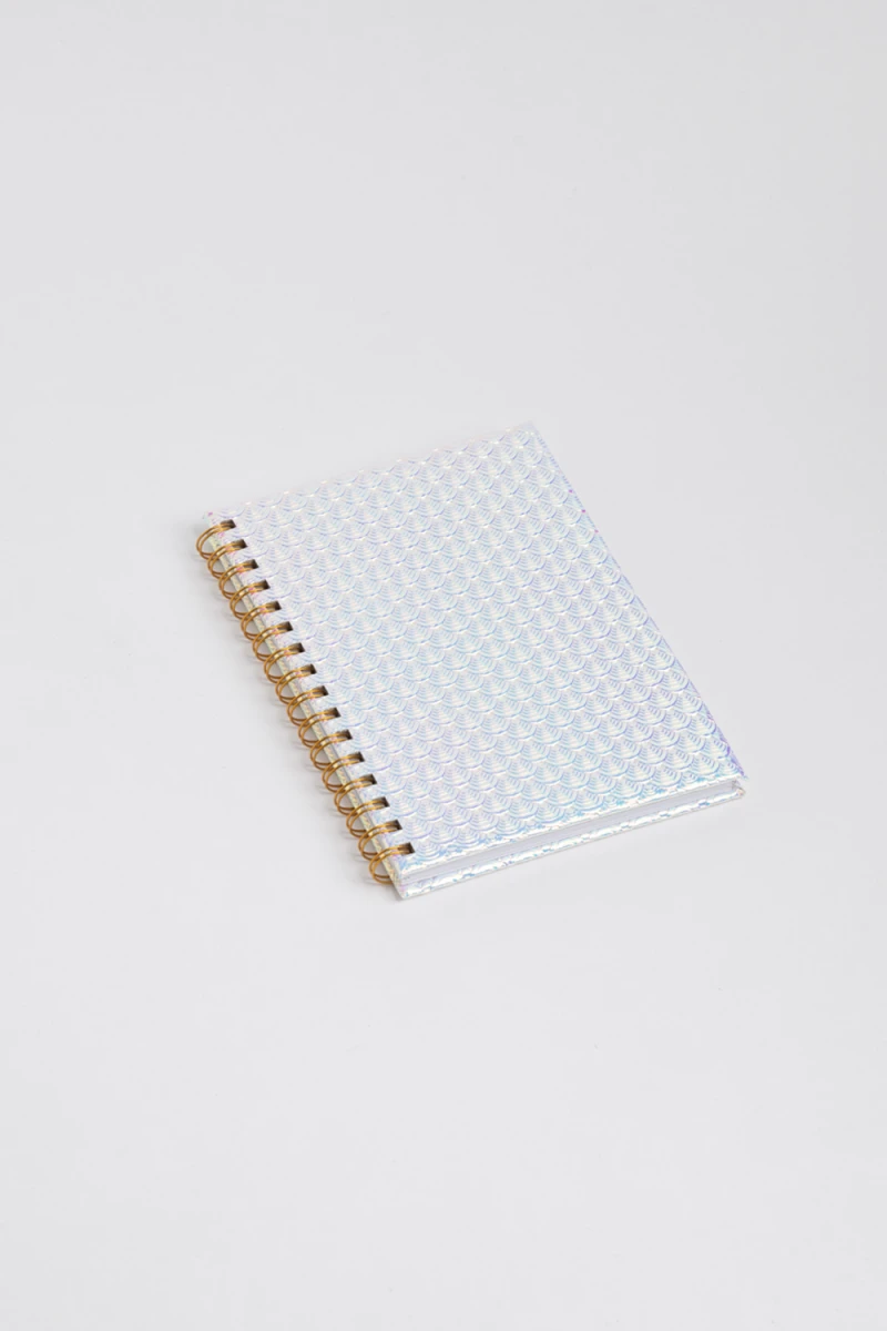Libreta espirales Textura Tornasol