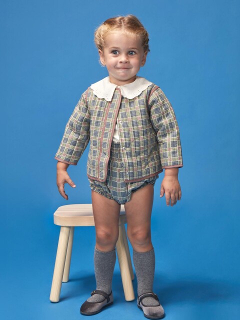 Chaqueta Acolchada Azul Pato