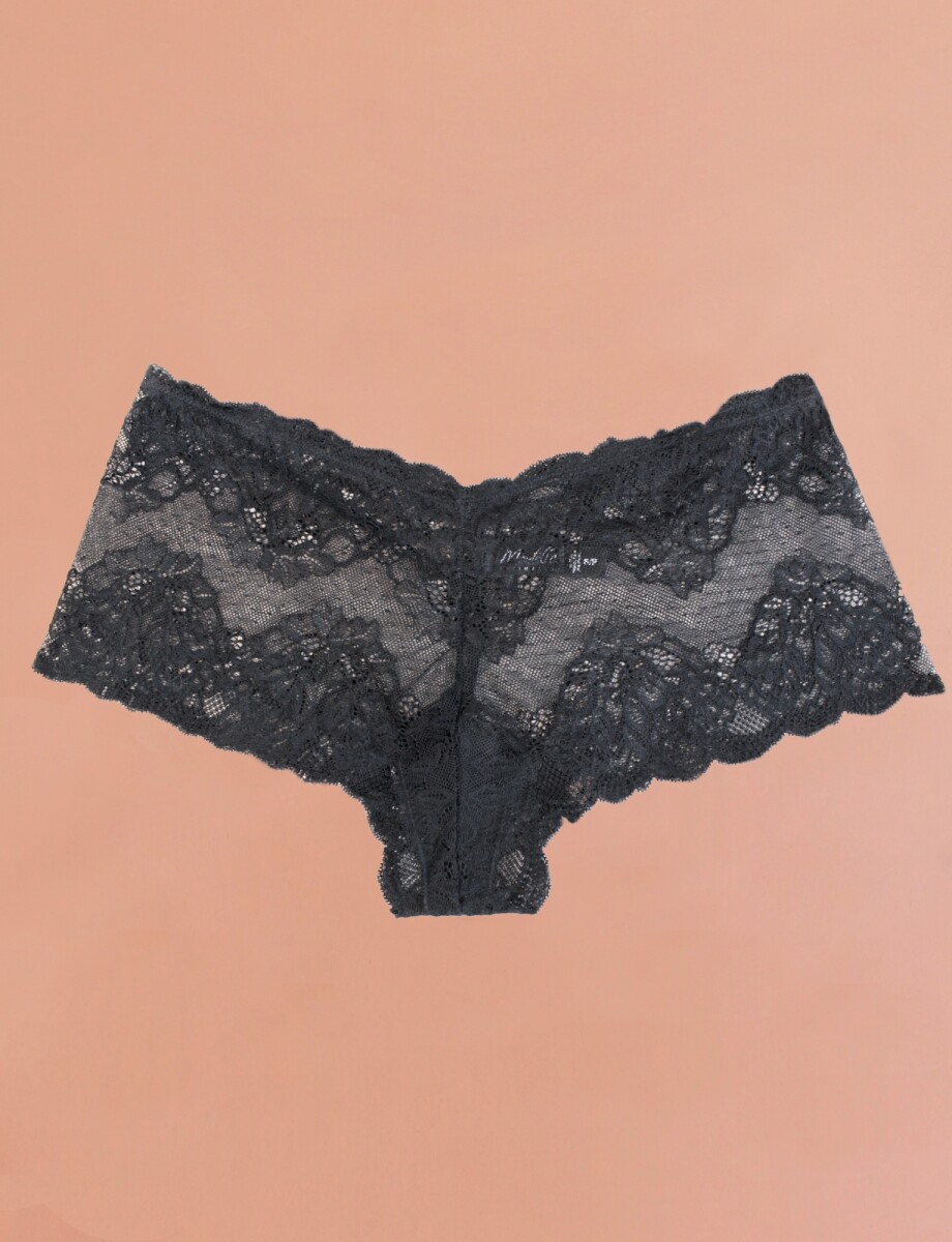 Panty Encaje - Gris 