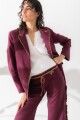 BLAZER CIPRA SHORT LINEN Uva