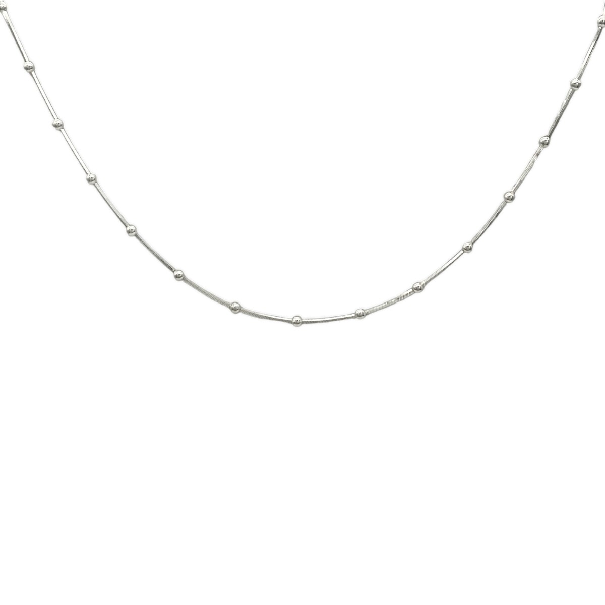 Cadena Bolitas-Plata 925-Sin Piedra-CD3055 - sinpiedra 