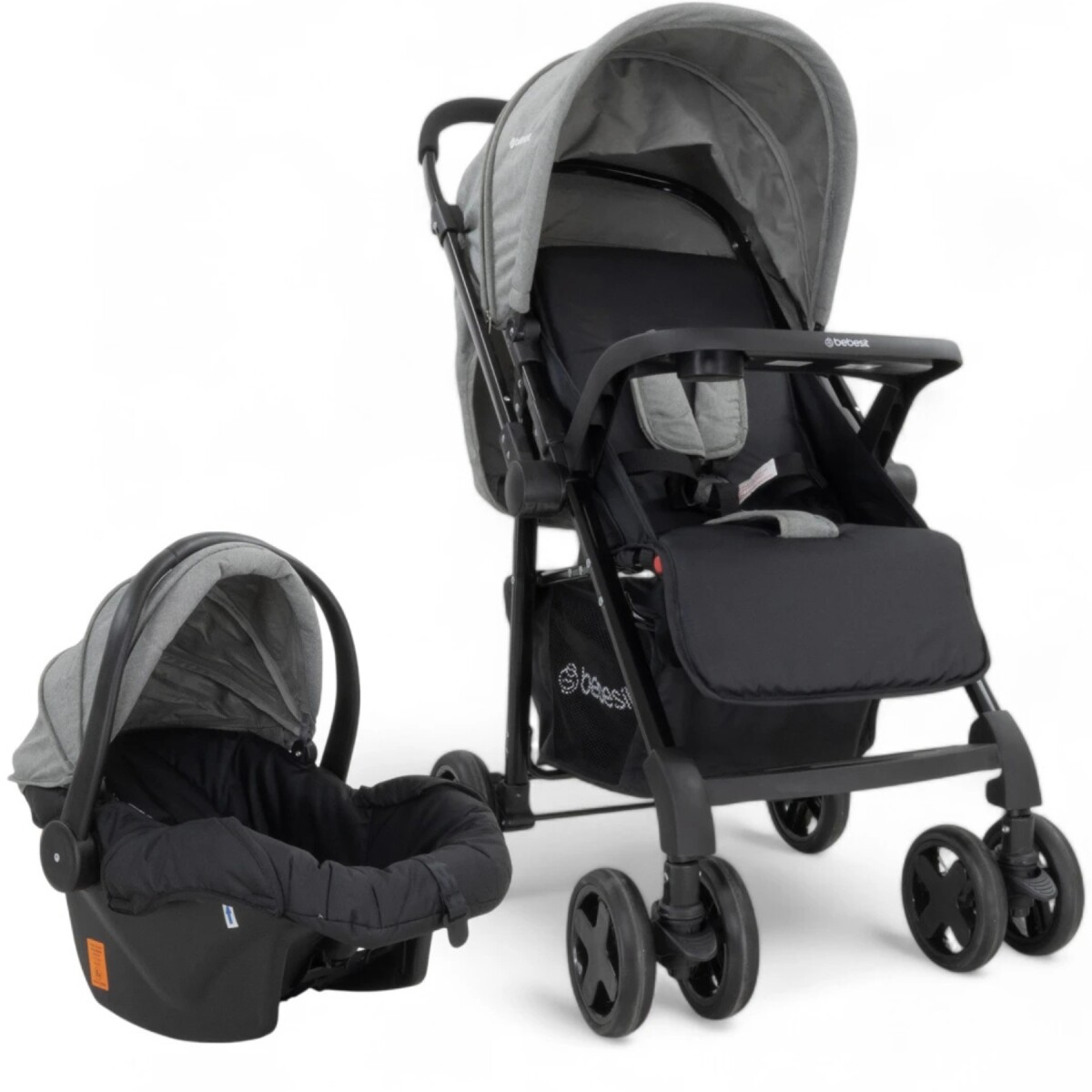 Coche Travel System Oviedo Bebesit - Gris 