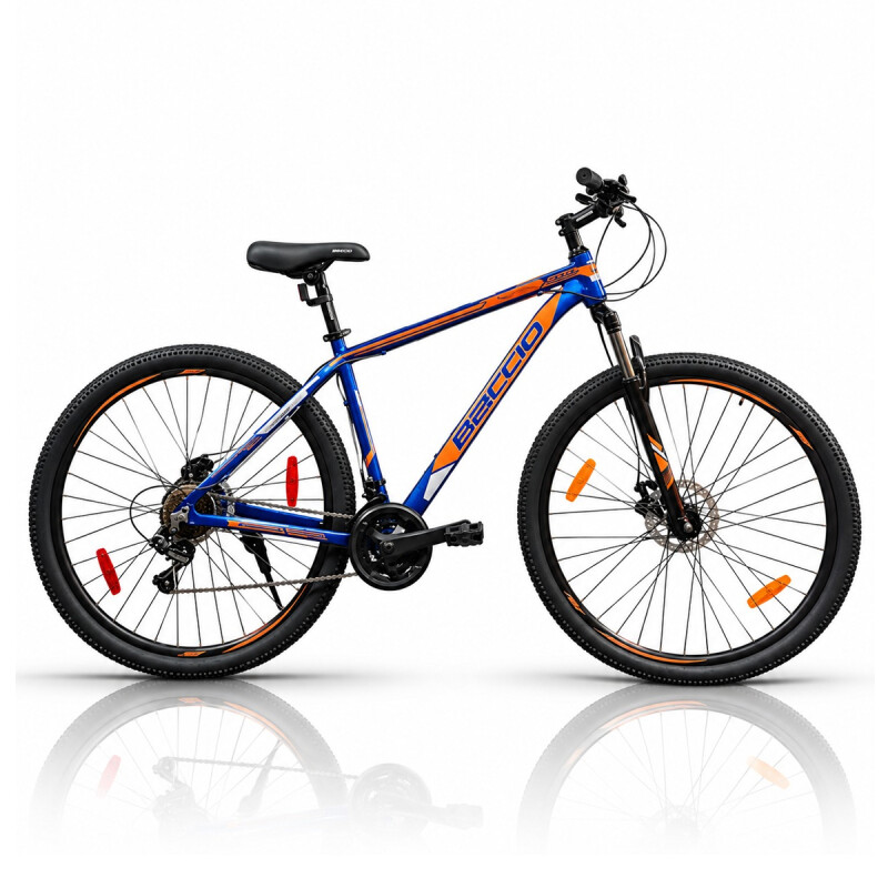 BICICLETA MTB BACCIO SUNNY MAN 21 VEL. RODADO 29 NARANJA Y AZUL Bicicleta Mtb Baccio Sunny Man 21 Vel. Rodado 29 Naranja Y Azul