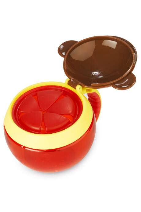 Tupper de snacks, diseño mono Sin color