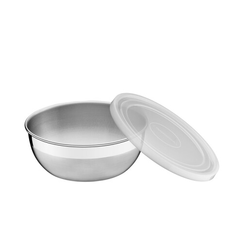 Bowl inox. redondo con tapa "FREEZINOX" 1.6 Lts. -TRAMONTINA TF0271