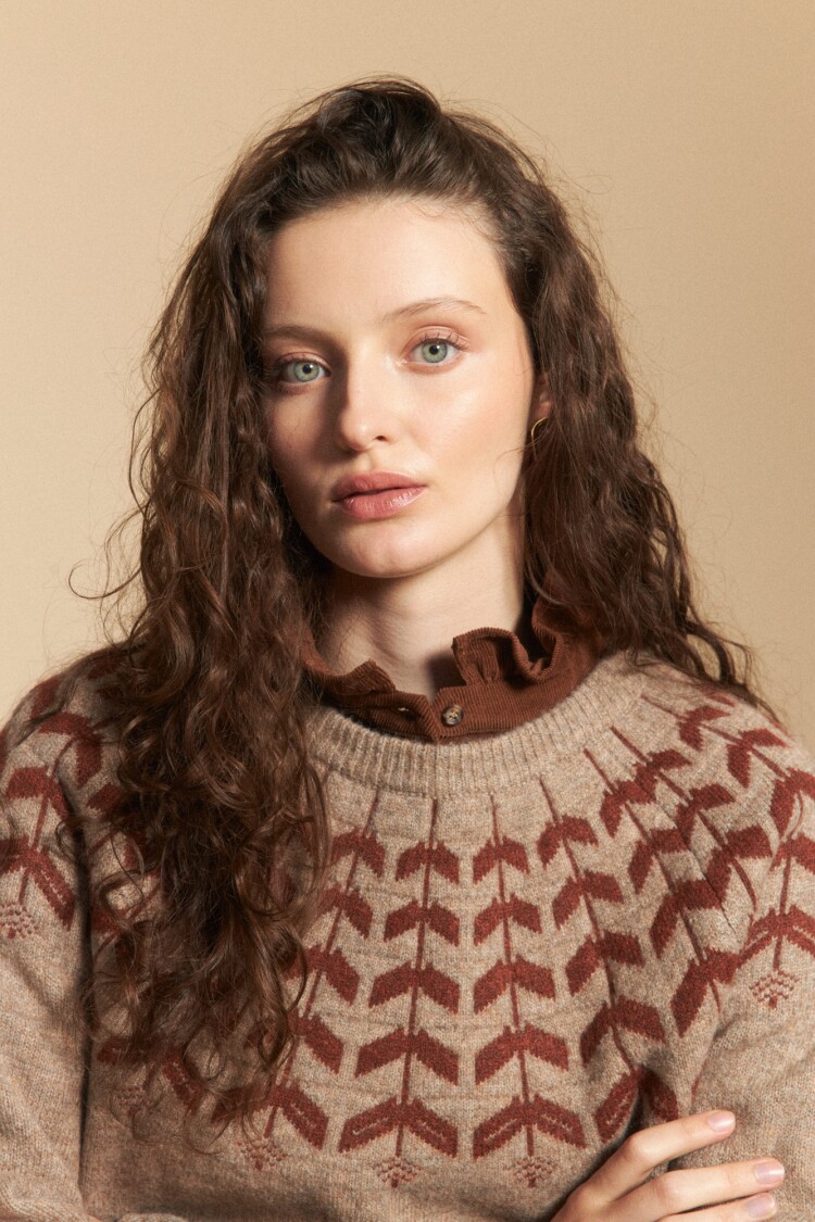 SWEATER LEOPOLD Tostado