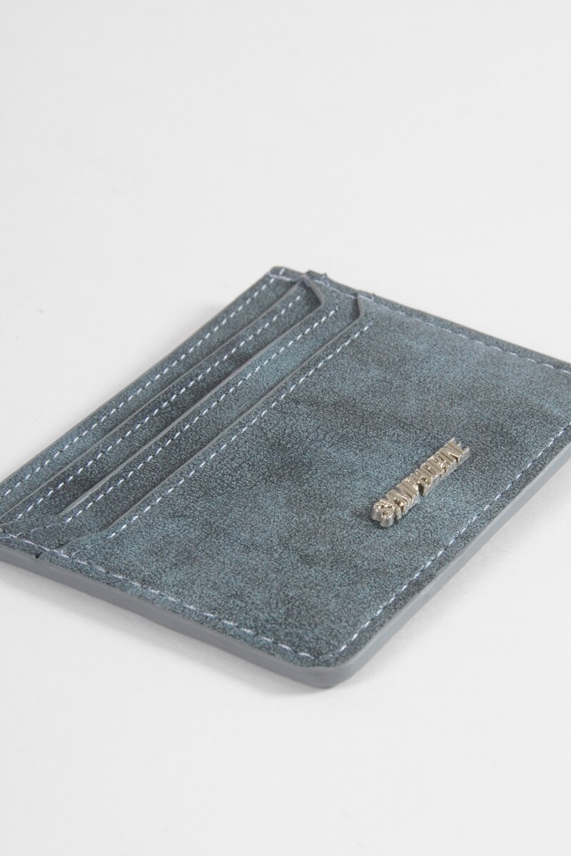 Tarjetero basic azul