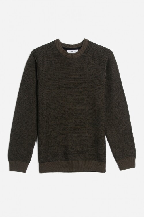 Sweater melange KHAKI