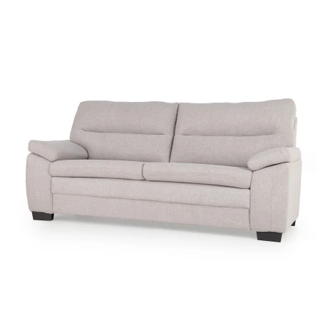 Sofá Adria (Outlet) - Tela Rústica - 3 cuerpos 14000 (Beige)