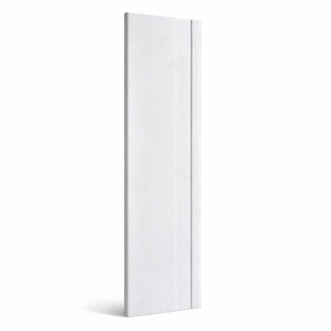 Zócalo De Pvc Plasbil 15mm X 70mm X 2,40M Blanco Pasa Cable Color Blanco