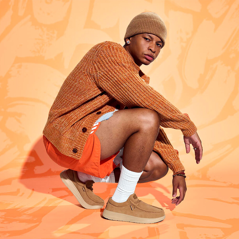 Wally COMF Suede - Hombre Tobacco Brown/Irish Cream