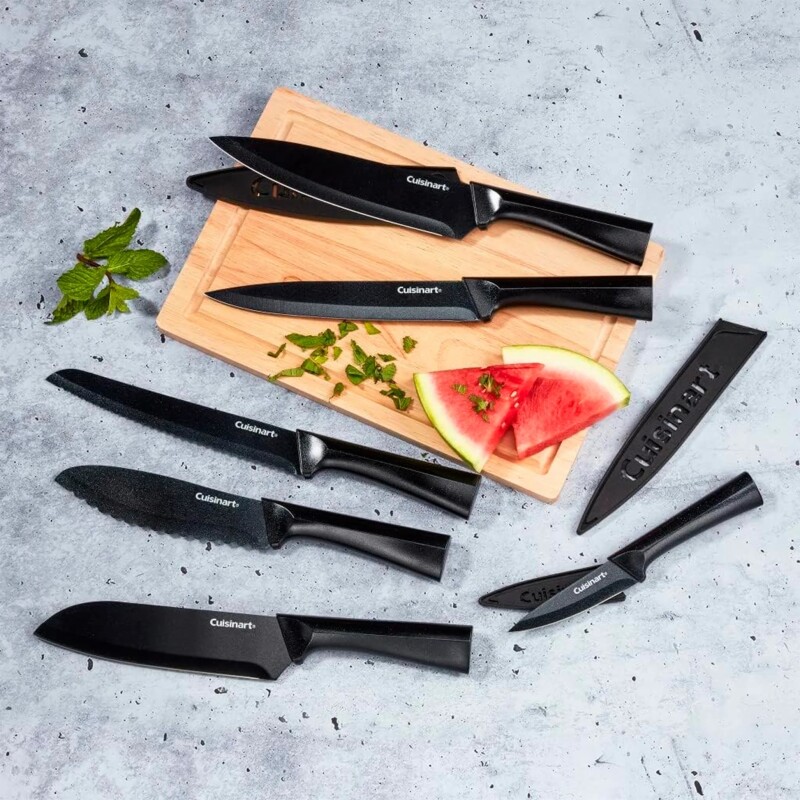 Juego de 6 Cuchillos c/estuches Advantage Acero Inox - Negro C55-12PMB Juego de 6 Cuchillos c/estuches Advantage Acero Inox - Negro C55-12PMB