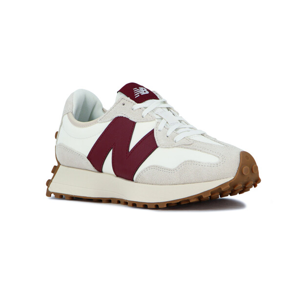 Championes New Balance 327 Mujer Crema-bordo