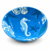 Bowl Ensaladera de Melamina 34 cm Diseño Marino Azul Marino