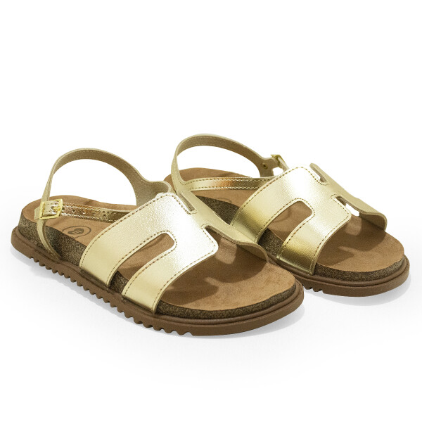 Sandalias Molekinha Zuecos de Niños - 2357.110-14710 Dorado