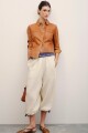 CAMISA BELLOTA CUERO Camel
