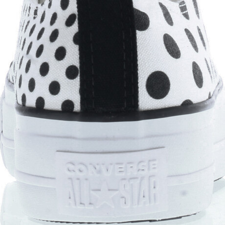 Championes Unisex Converse Chuck Taylor Lift Blanco - Negro