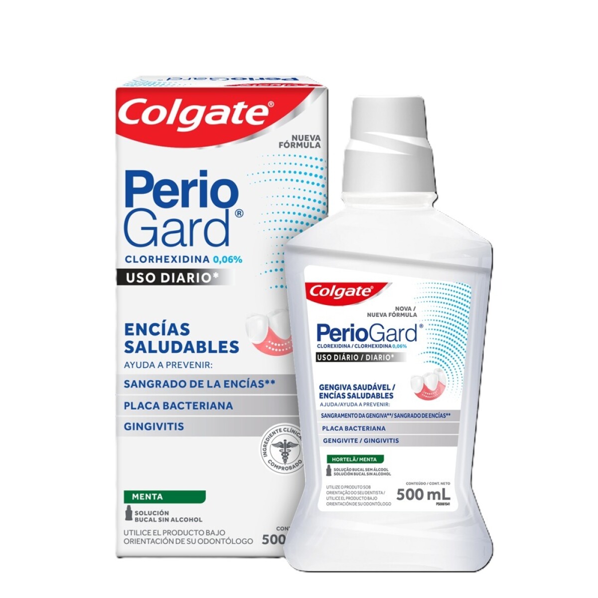 Enjuague Bucal Colgate Periogard Uso Diario 500 Ml. 