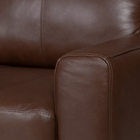 Rinconera Como - Cuero Básico - 2 + Chaise izquierdo New Brown - (Preventa)