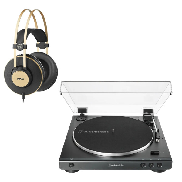 Bandeja Audio Technina Lp60x + Auricular Akg K92 PK BANDEJA AUDIO TECHNICA LP60X + AKG 92