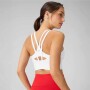 Bra Principal Longline Medium Impact Sports Mujer Classic White