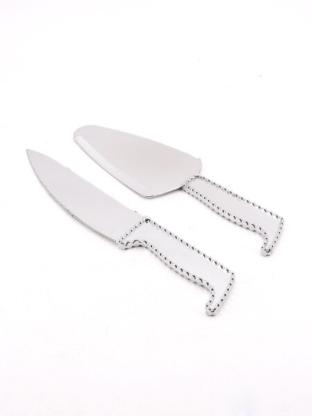 ESPATULAS SET PARA SERVIR TORTA PLATEADO