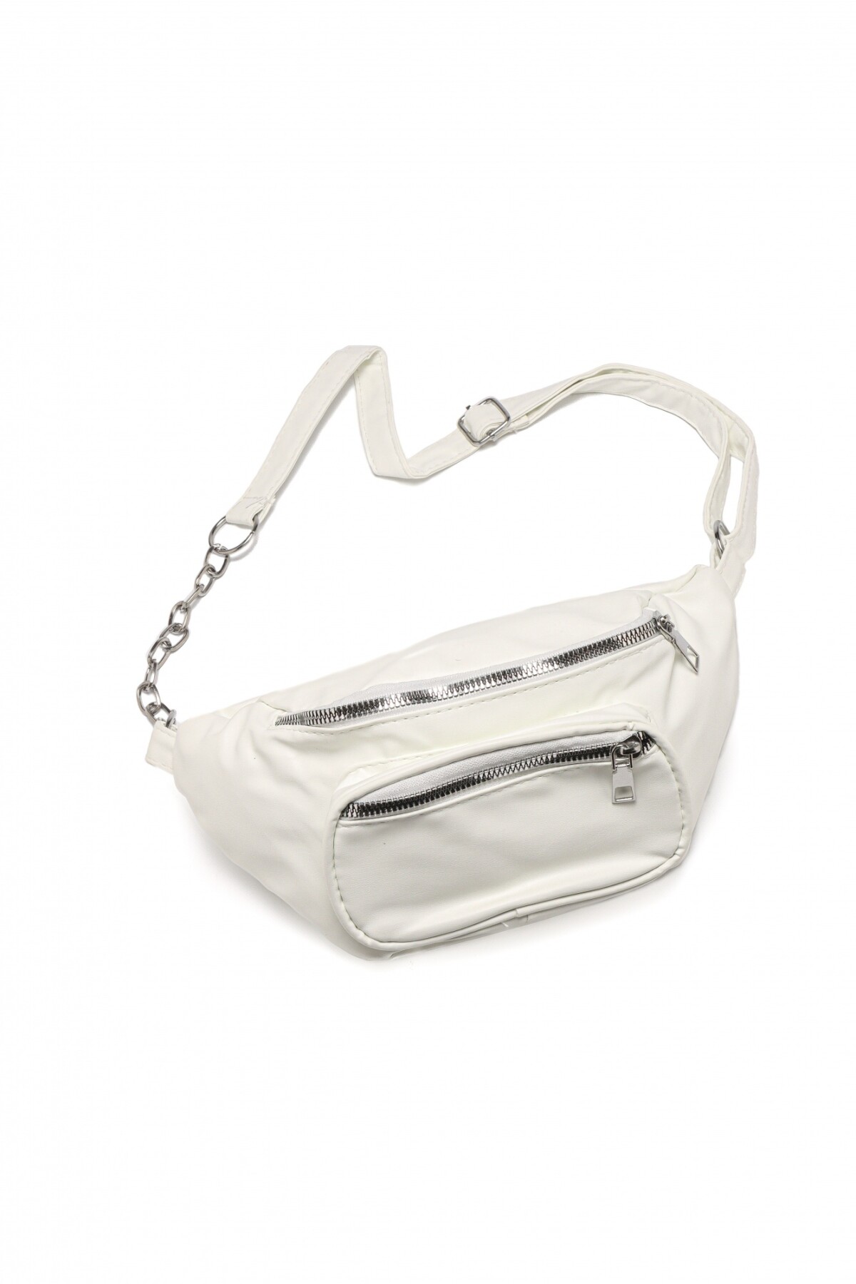 Riñonera Chain Blanco