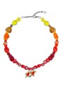 Melted Stars Sunrise Necklace Plata