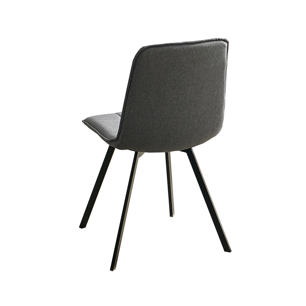 SILLA MODERNA TAPIZADA EN TELA CON PATAS DE METAL SILLA MODERNA TAPIZADA EN TELA CON PATAS DE METAL