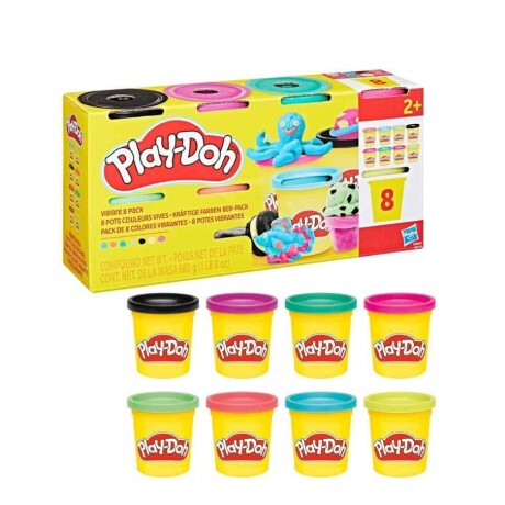 Play Doh Pack x 8 Surtido 001