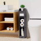 Mueble de baño reducido con puerta NEGRO