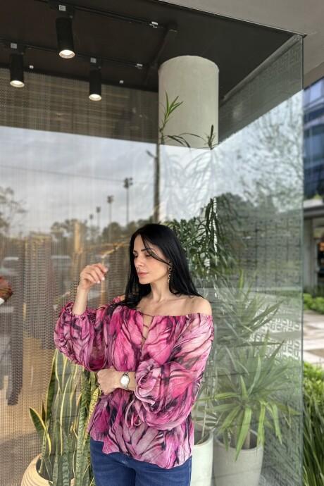 Blusa Zenda Estampado