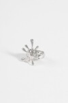 Anillo spot elastizado plateado