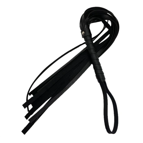 Látigo De Cuero Vegano 54 cm Negro