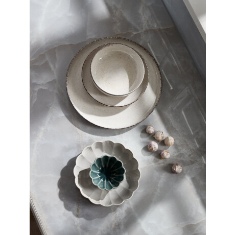 Plato Ferdus Ø27Cm Gres Porcelanico Beige