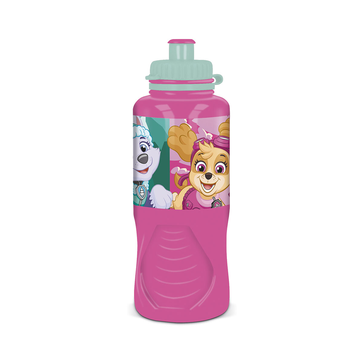 Botella Plástica Ergonómica Paw Patrol 430 ml - Paw Patrol Rosa 